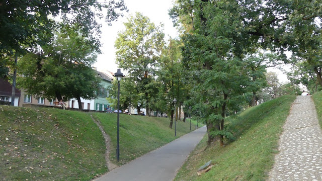 Sibiu - alte Festungsmauer mit Wehrtürmen