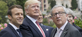 Macron Trump Junker