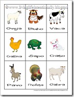 Click to download FREE Spanish Farm Flashcards from Living Life Intentionally