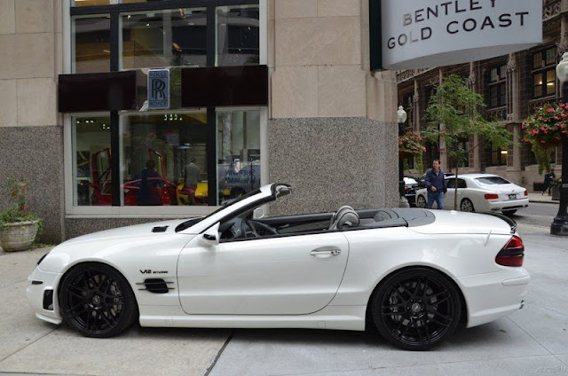 white mercedes sl 65 amg