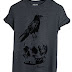 Edgar Allan Poe: le magliette t-shirt per chi "sta nero" anche l'estate