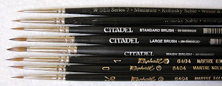 W&N Series 7, Citadel & Raphael 8404 Brushes: A Comparison review