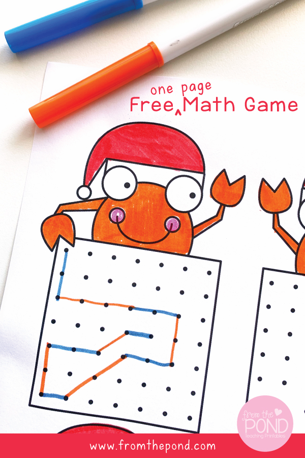 Summer Christmas Math Game