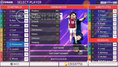 FTS Mod FIFA 20 Tranfers Terbaru by Alie