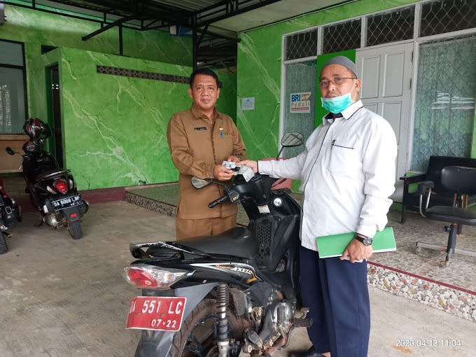 Ka.Subbag TU, Imbau ASN Purna Tugas Kembalikan Motor Dinas