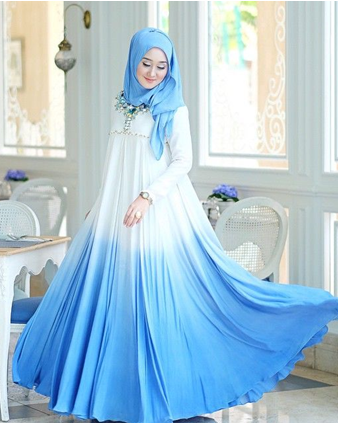  Model  baju  dian pelangi terbaru busana  muslim  rancangan 