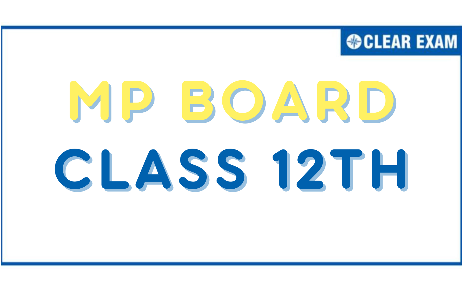 Class XII MP Board