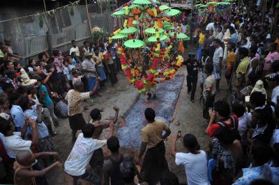 MYANMAR-HINDU-FESTIVAL