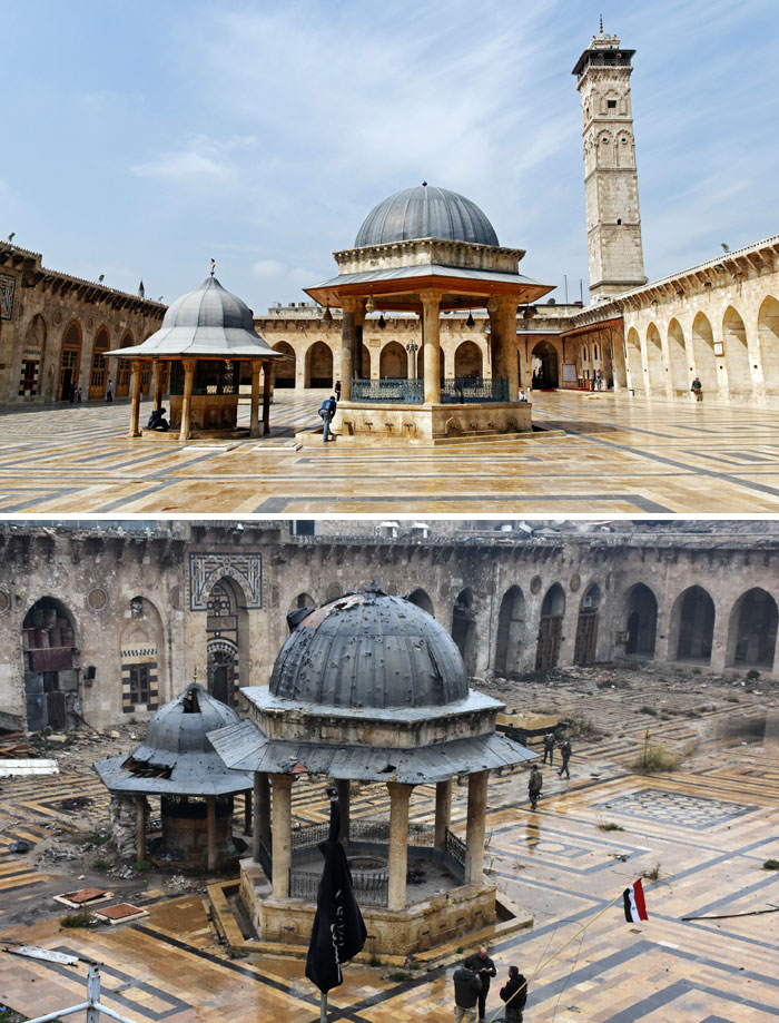 30 Before & After Pics Of Aleppo Reveal What War Did To Syria’s Largest City