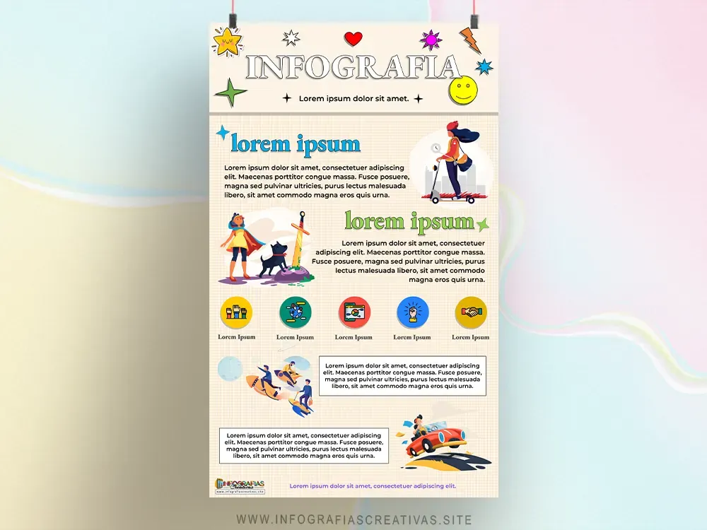 Plantilla de Infografía 'Sobre Nosotros' o Presentación de Equipo