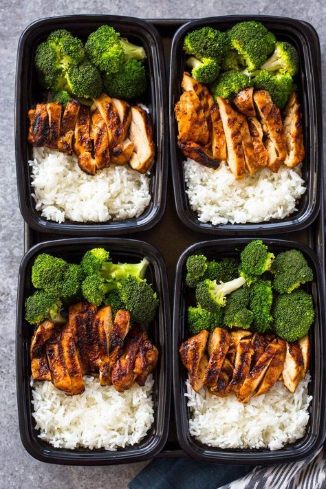 Quick skillet chicken, rice, and steam broccoli all made in under 20 minutes for a healthy meal-prep lunch box that you can enjoy all week long! If you're new to meal prepping, please check out our