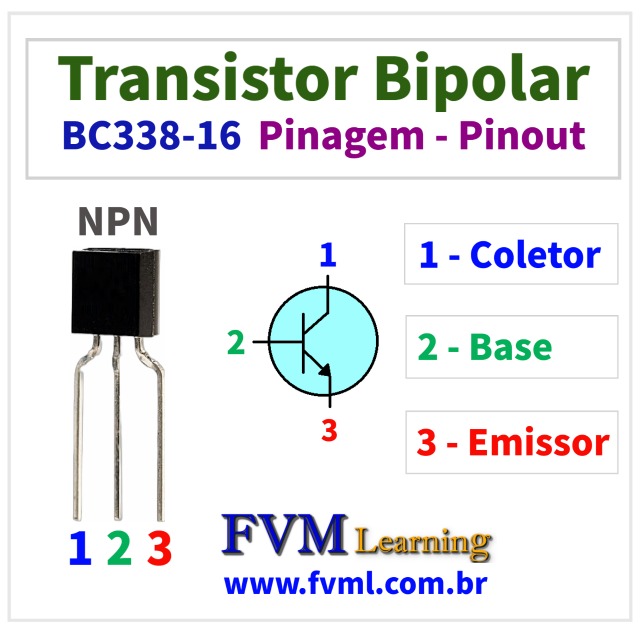 Datasheet-Pinagem-Pinout-Bipolar-NPN-BC338-16-Características-Substituição-fvml