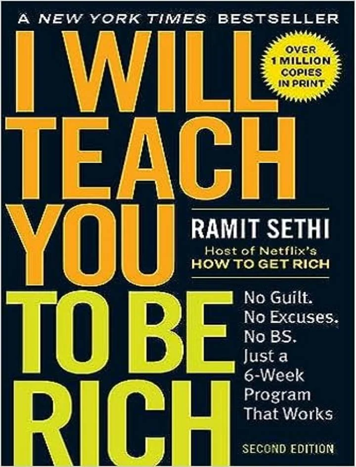 Cover Page Of Personal Finance Books Named I Will Teach You To Be Rich