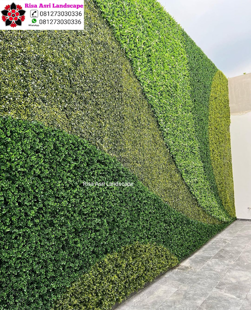 Risa Asri Landscape - Galeri Vertical Garden Tanaman Daun Asli & Palsu Atau Plastik Sintetis Artifisial