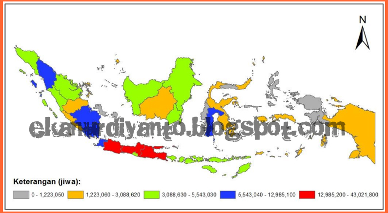 Jumlah dan Persebaran  Penduduk  di Indonesia  capil com