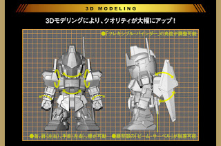 Jumbo Soft Vinyl Figure SD MSN-00100 Hyakushiki [ SD Gundam ], Plex