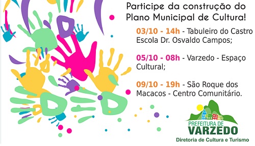 Prefeitura de Varzedo realiza Escuta Cultural para elaboração do Plano Municipal de Cultura