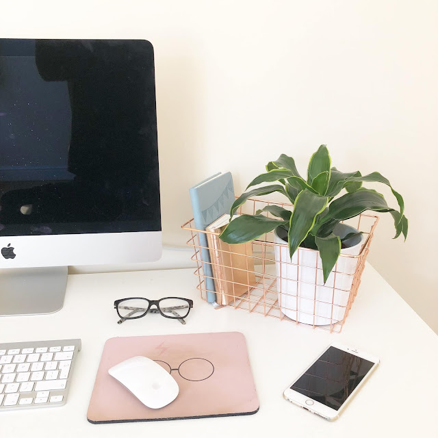 #OfficeInspo! As a freelancer, my office is, literally, in my spare room. Take a peep at how I'm styling my home office. 