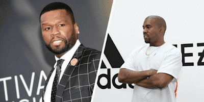 Segudo o Rapper 50 Cent, a Candidatura Presidencial de Kanye West é “uma diversão”