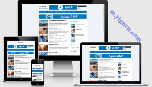 Template Infinite AMP Premium Blogger