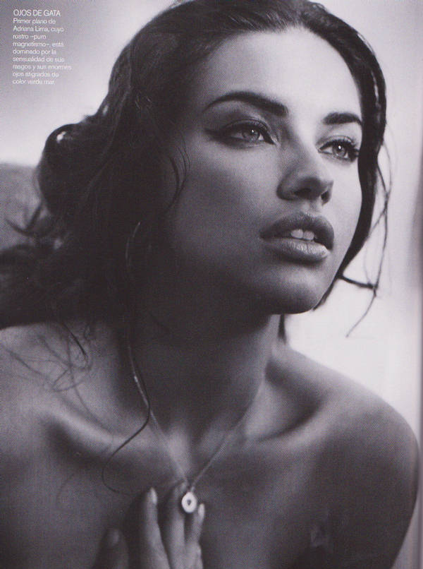 Spanish Vogue's June shoot featuring Adriana Lima is pure sex