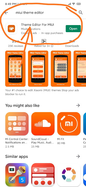 حمل تطبيق Theme Editor For MIUI من متجر جوجل