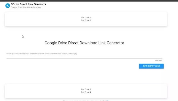 Google Drive Direct Download Link Generator Premium Tool Script For Blogger Free Download.