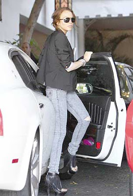 Lindsay Lohan Chateau Marmont Photos