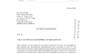Surat Rayuan Untuk Mengurangkan Penalti