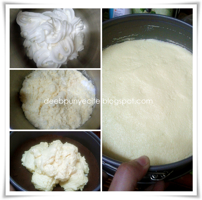 Resepi: Chilled Cheese Cake (Instant) - DeebPunyeCite