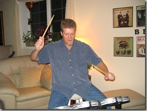 Ken at drums