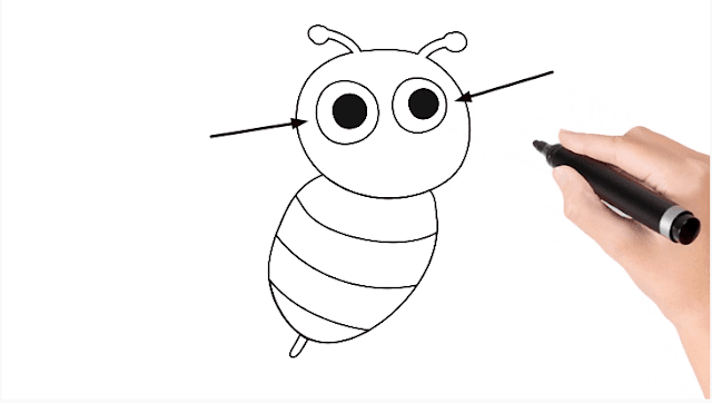 How To Learn & Draw A Bumble Bee. 