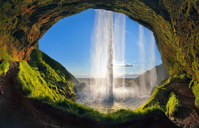 Six waterfalls in southern Iceland