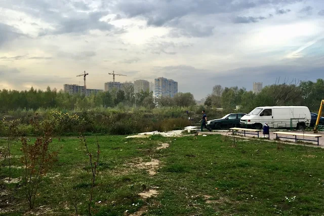 Котельники, улица Строителей, заросший Большой Опытный пруд