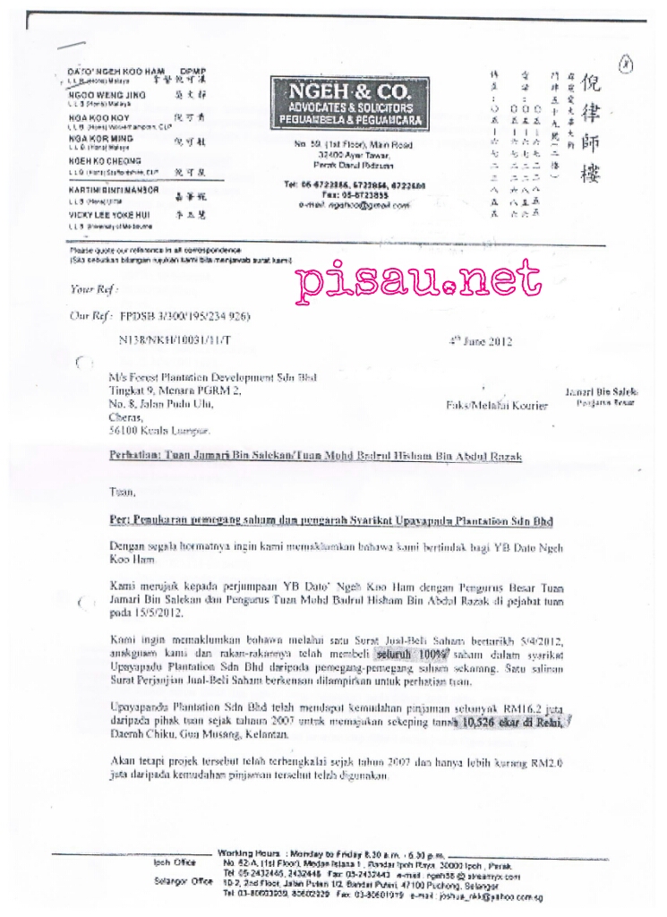 Contoh Surat Permohonan Asrama Universiti - Selangor s