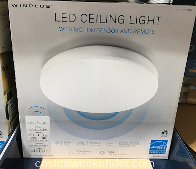 Ensure your home is well lit with the Winplus LED Ceiling Light with Motion Sensor and Remote