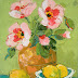 Spring Poppies and Lemons