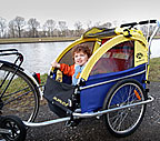 baby 

transport on bicycle