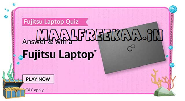 Fujitsu Laptop Quiz Time Answer & Win Laptop