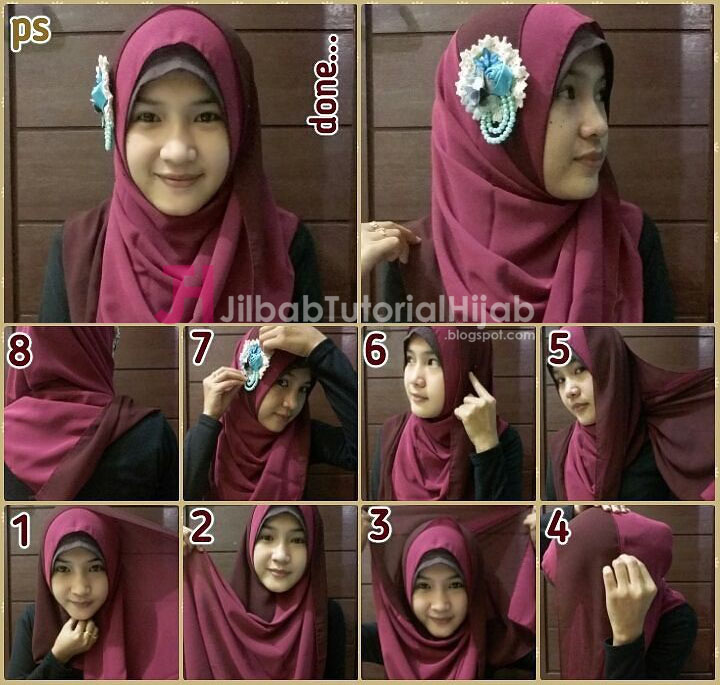 35 Model Hijab Paris Terbaru Dan Tutorial Mudah Memakainya Model Baru