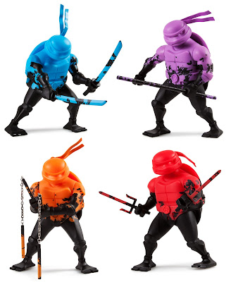 Kidrobot Exclusive Teenage Mutant Ninja Turtles Stylized Vinyl Figures by Kidrobot