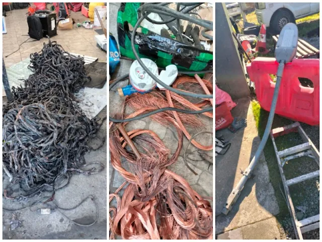 Desbaratan banda dedicada al robo de cables en Puerto Montt
