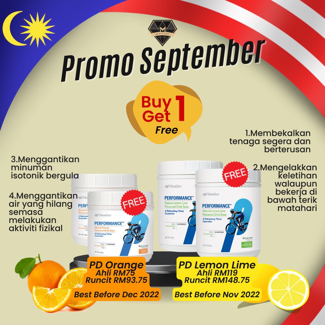 Promosi Shaklee September 2022