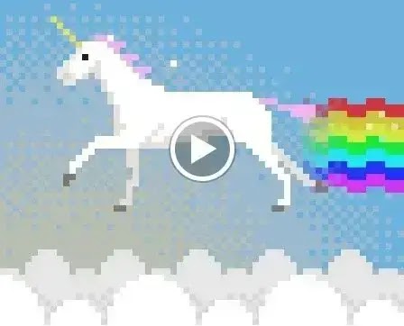 Pixel unicorne