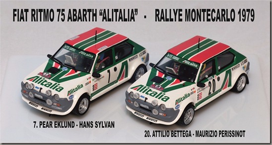 Fiat Ritmo 75 Abarth Alitalia 79