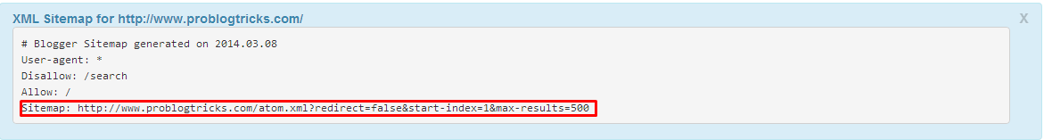 XML Sitemap For Blogger CTRLQ