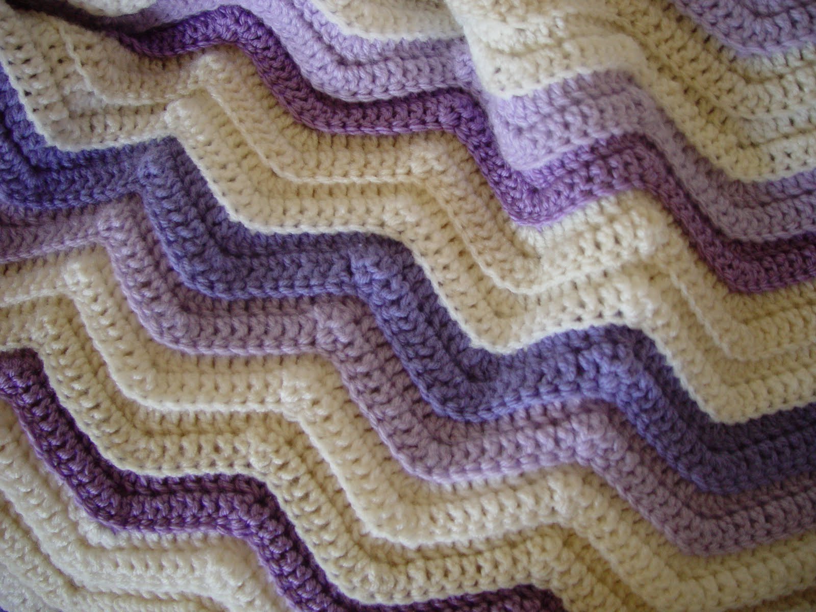 Single Crochet Ripple Afghan – All For Crochet