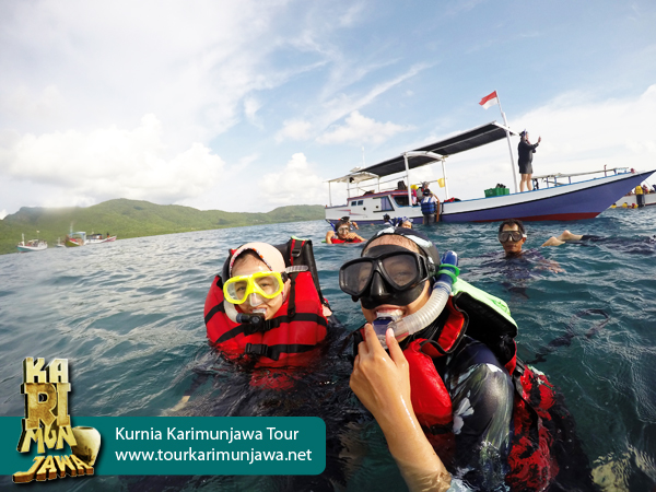 Snorkeling saat Tour Laut Karimunjawa