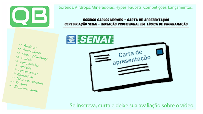 Rodrigo Carlos Moraes - Certificação Senai - Iniciação Profissional em  Lógica de Programação