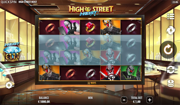 Main Gratis Slot Indonesia - High Street Heist (Quickspin)